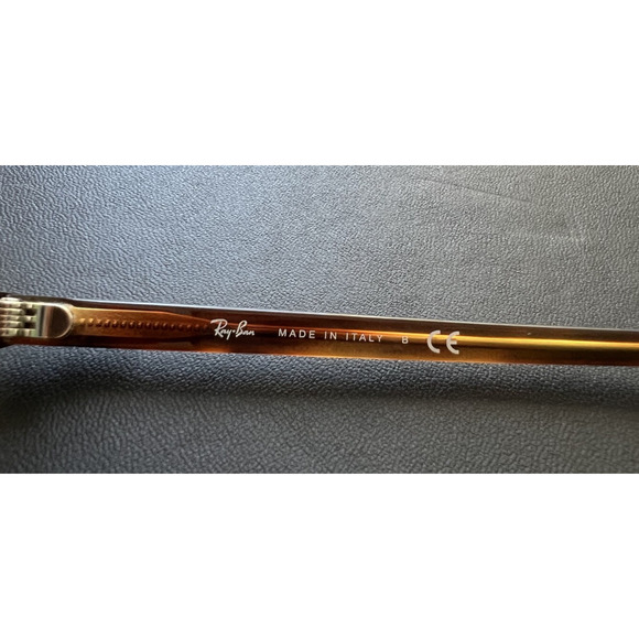 UNISEX Ray Ban Sunglasses RB 2195 Thalia 53 18 Polished Havana Blue Lenses - Picture 8 of 12